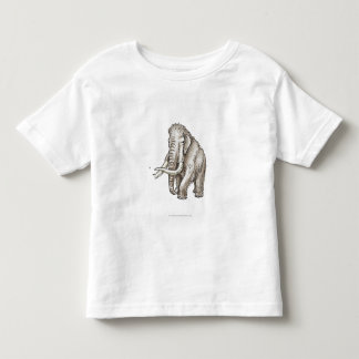 Illustratie van een mammot kinder shirts