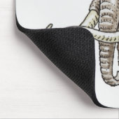 Illustratie van een mammot muismat (Hoek)