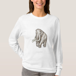 Illustratie van een mammot t-shirt