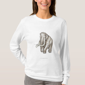 Illustratie van een mammot t-shirt