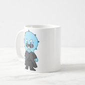 Illustratie van een matrix triceratops. koffiemok (Voorkant links)