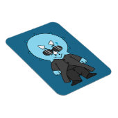 Illustratie van een matrix triceratops. magneet (Rechterzijde)