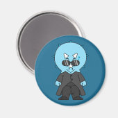 Illustratie van een matrix triceratops. magneet (Voorkant / Achterkant)