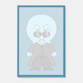 Illustratie van een matrix triceratops. post-it® notes (Voorkant)