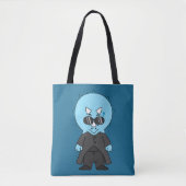 Illustratie van een matrix triceratops. tote bag (Voorkant)