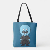 Illustratie van een matrix triceratops. tote bag (Achterkant)
