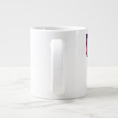 Illustratie van een moeder en kind Brachiosaurus. Grote Koffiekop (Achterkant)