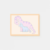 Illustratie van een moeder en kind Brachiosaurus. Post-it® Notes (Voorkant)