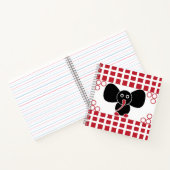 Illustratie van een Mooie Baby Olifant Notitieboek (Binnen)