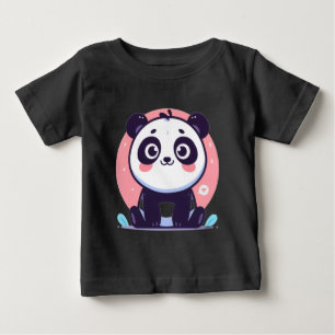 Illustratie van een Mooie Panda Baby T-Shirt - Zoe