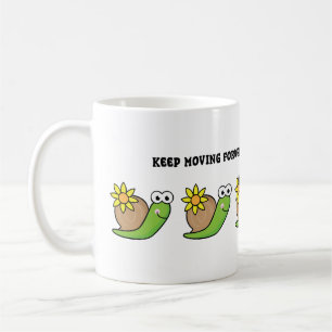 Illustratie van een Mooie Slak Grappig Natuur Ca Koffiemok