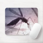 Illustratie van een muggenbijt muismat (Met muis)