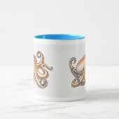 Illustratie van een octopus mok (Midden)