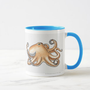 Illustratie van een octopus mok