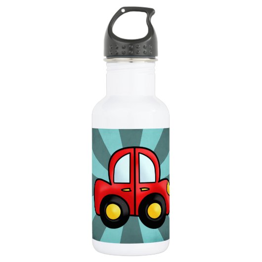 Illustratie van een Oude Auto – Klassieke Auto Kun Waterfles (Voorkant)