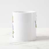 Illustratie van een Pachycephalosaurus leraar. Grote Koffiekop (Voorkant)