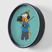 Illustratie van een parasaurolophus camera operato (Hoek)