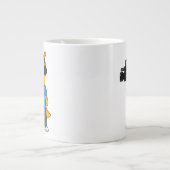 Illustratie van een parasaurolophus camera operato grote koffiekop (Voorkant)