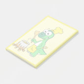 Illustratie van een parasaurolophus dinosaurus kok post-it® notes (Schuin)