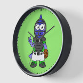 Illustratie van een parasaurolophus honkbalvanger (Hoek)