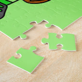 Illustratie van een parasaurolophus honkbalvanger legpuzzel (Zijkant)