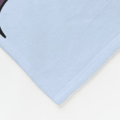 Illustratie van een Plateosaurus waarzegger. Fleece Deken (Hoek)