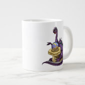 Illustratie van een Plateosaurus waarzegger. Grote Koffiekop (Voorkant rechts)