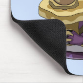 Illustratie van een Plateosaurus waarzegger. Muismat (Hoek)