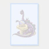 Illustratie van een Plateosaurus waarzegger. Post-it® Notes (Voorkant)