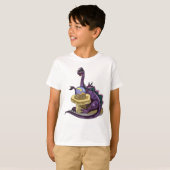 Illustratie van een Plateosaurus waarzegger. T-shirt (Voorkant volledig)