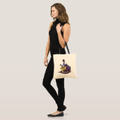 Illustratie van een Plateosaurus waarzegger. Tote Bag (Voorkant (model))