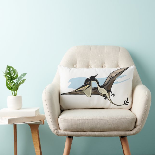 Illustratie van een Pteranodon dinosaurus. Kussen (Stoel)