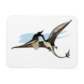 Illustratie van een Pteranodon dinosaurus. Magneet (Horizontaal)