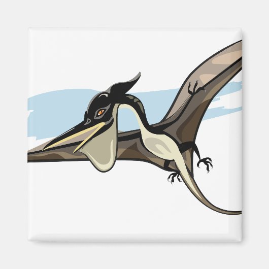 Illustratie van een Pteranodon dinosaurus. Magneet (Voorkant)