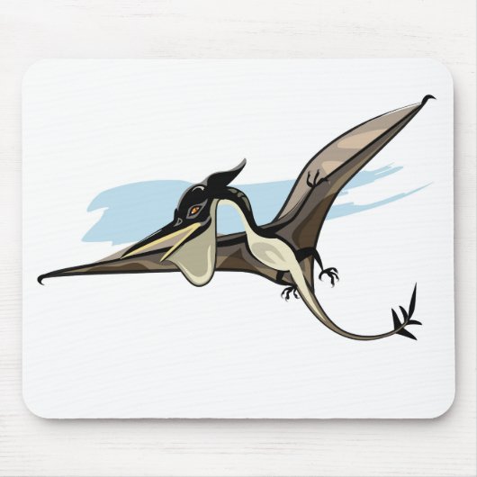 Illustratie van een Pteranodon dinosaurus. Muismat (Voorkant)