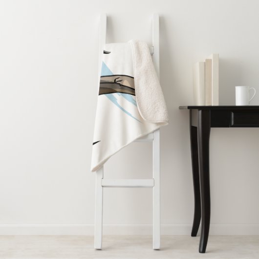 Illustratie van een Pteranodon dinosaurus. Sherpa Deken (In situ)