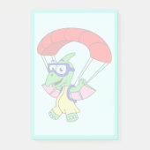 Illustratie van een pterodactylparachute. post-it® notes (Voorkant)