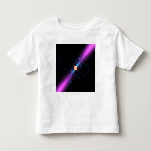Illustratie van een pulsar kinder shirts (Voorkant)