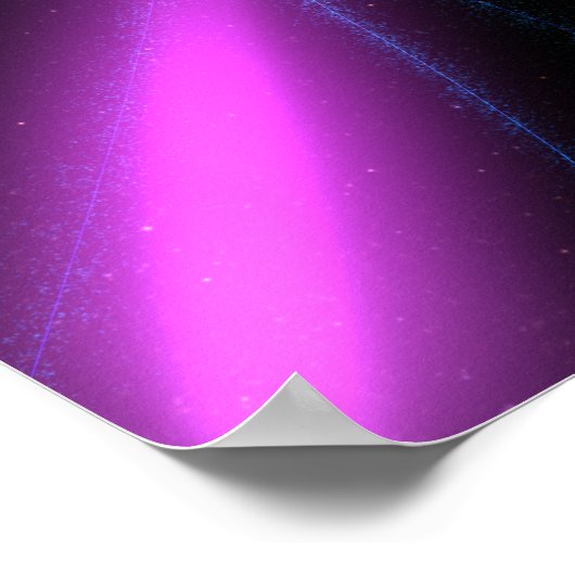 Illustratie van een pulsar poster (Hoek)