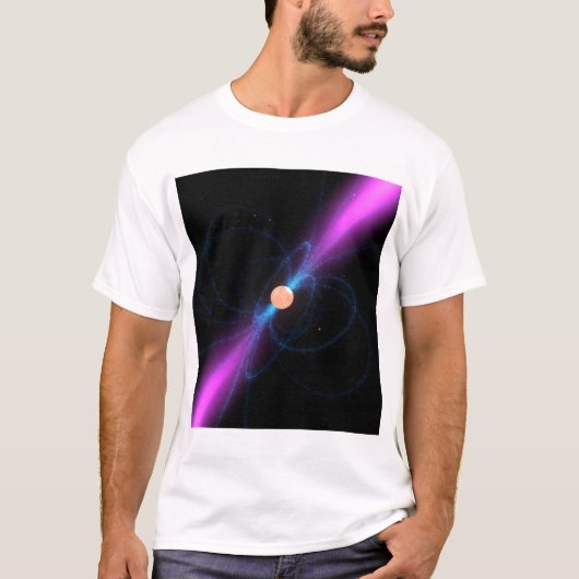 Illustratie van een pulsar t-shirt (Voorkant)
