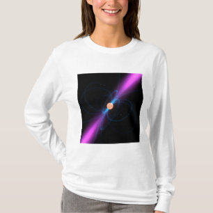 Illustratie van een pulsar t-shirt