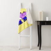 Illustratie van een schaatsende Tyrannosaurus rex. Sherpa Deken (In situ)