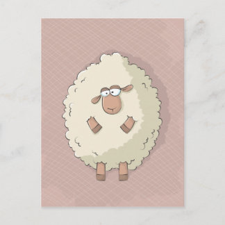 Illustratie van een schattig en grappig reusachtig briefkaart