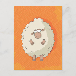 Illustratie van een schattig en grappig reusachtig briefkaart
