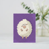 Illustratie van een schattig en grappig reusachtig briefkaart (Staand voorkant)