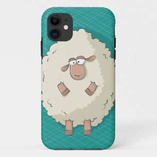 Illustratie van een schattig en grappig reusachtig iPhone 11 hoesje