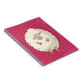 Illustratie van een schattig en grappig reusachtig notitieboek (Rechterzijde)