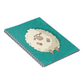 Illustratie van een schattig en grappig reusachtig notitieboek (Rechterzijde)