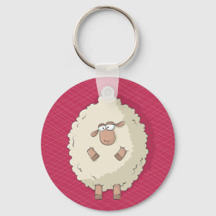 Illustratie van een schattig en grappig reusachtig sleutelhanger