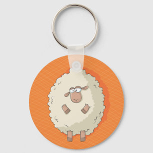 Illustratie van een schattig en grappig reusachtig sleutelhanger